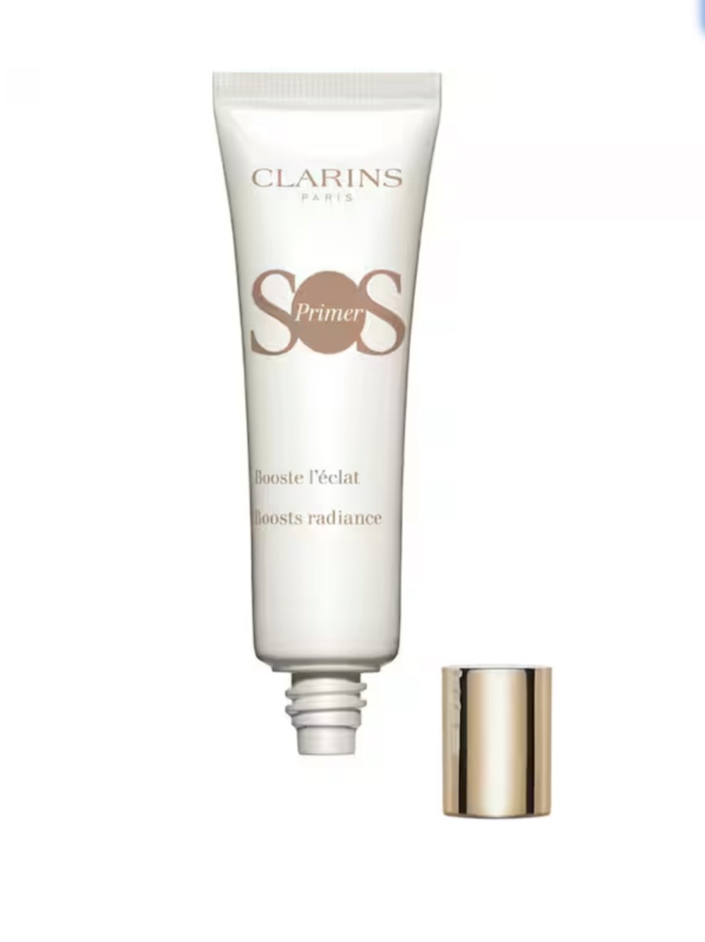 Clarins SOS Colour Correcting and Hydrating Face Primer in white - Luminosity